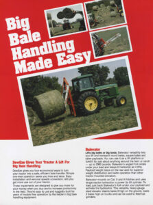 DewEze bale handling made easy advertisement
