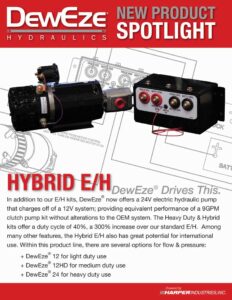 DewEze Hydraulics E/H system